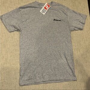 Snap Light Gray Men's Short Sleeve Tee